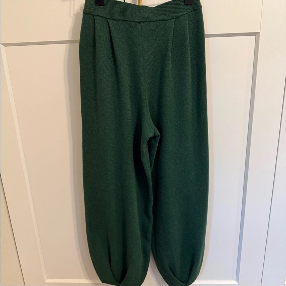 NWT! FREE PEOPLE Women’s MEDIUM Freya Sweater Set / Emerald Spell Combo CP25 - Picture 9 of 16